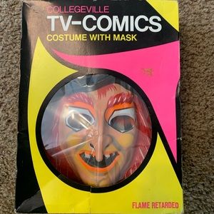 1973 Collegeville Witchiepoo Vintage Halloween Costume HR Pufnstuf COMPLETE Box